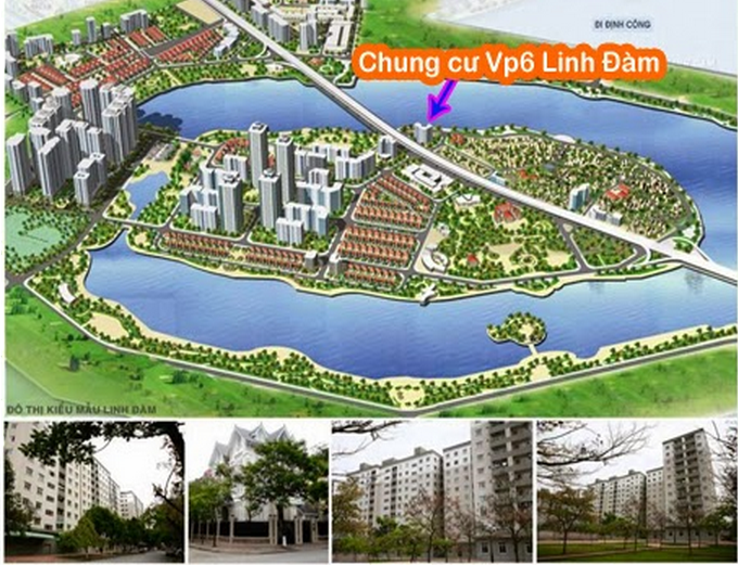 Chung cư VP6 Linh Đàm – Khu đô thị kiểu mẫu